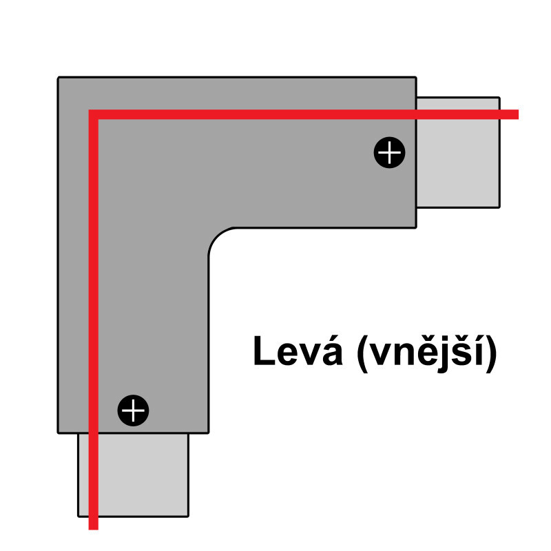 L spojka pro Z3F lištu
