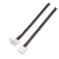 RGBW přípojka click pro LED pásek s kabelem