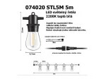LED světelný řetěz STL5M 5m