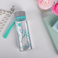 EQUA Plastová lahev na pití Mint Blossom bez BPA 600 ml