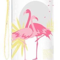 EQUA Dětská plastová lahev na pití Flamingo bez BPA 600 ml