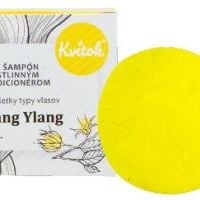 Kvitok Přírodní tuhý šampon s kondicionérem pro světlé vlasy Ylang Ylang