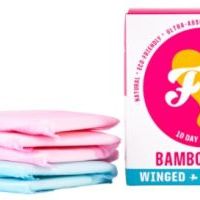 FLO Ultra tenké menstruační vložky z bio bambusu s křidélky mix 10 ks denních a 5 ks noční