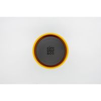 Circular Cup - černá/hořčicově žlutá 340 ml
