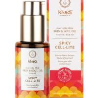 Khadi elixír olej pro pokožku a duši SPICY CELL-LITE proti celulitidě 50 ml