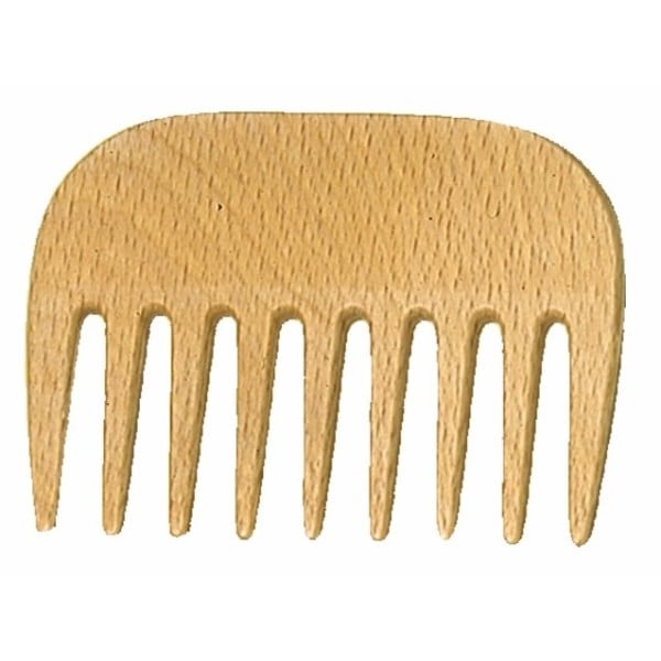 Redecker Hřeben z bukového dřeva Afro Comb 9 cm