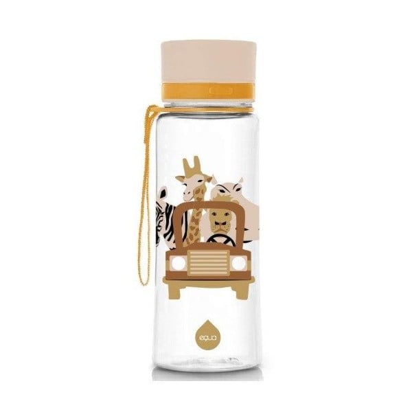 EQUA Plastová lahev na pití pro děti Illusion collection - Safari 600 ml