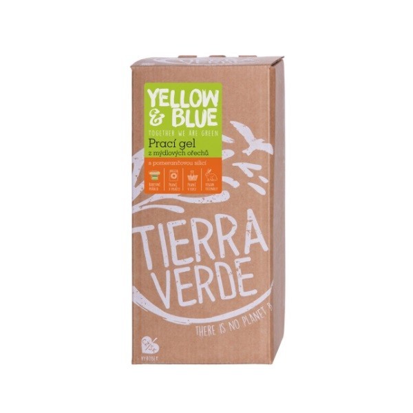 Tierra Verde Prací gel pomeranč bag-in-box 2l