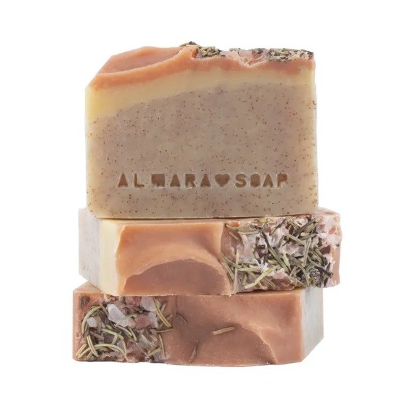 Almara Soap Peeling Walnut - přírodní mýdlo 90 g
