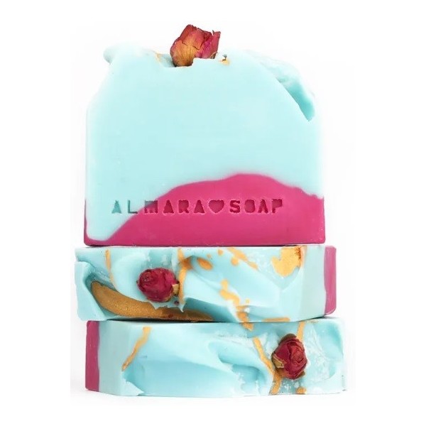Almara Soap Wild rose - designové tuhé mýdlo 100 g