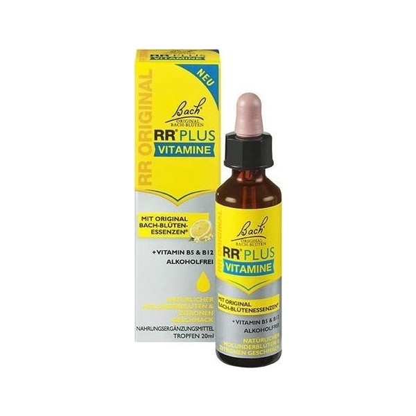 Dr. Bach Rescue® Plus kapky s vitamíny B5 a B12 20ml