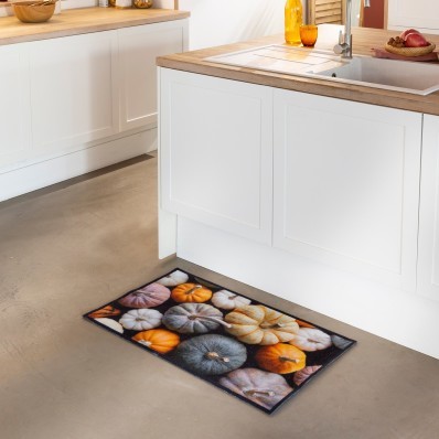 Kuchyňský velurový koberec s fotopotiskem podzimního motivu