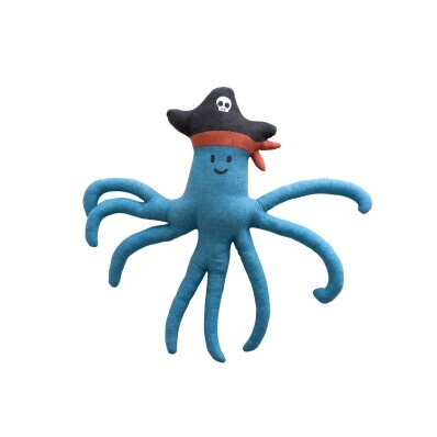 Detský vankúš "pirátska chobotnica"