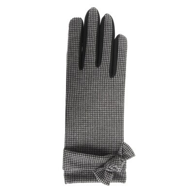 Pružné rukavice na dotykový displej s potlačou kohútej stopy