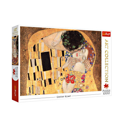 Umelecké puzzle "Bozk" Gustav Klimt