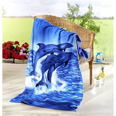 Ręcznik kąpielowy Delfiny