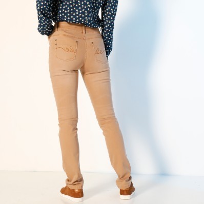 Rovné barevné džíny