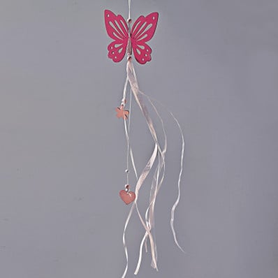 Závěsná dřevěná dekorace "Motýl"