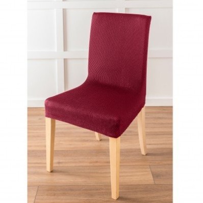 Jednofarebný poťah na stoličku s optickým efektom, na sedadlo a operadlo alebo l