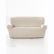 Elastyczny żakardowy pokrowiec na fotel i sofę z podłokietnikami, motyw jodełki