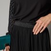 Krótka plisowana spódnica z woalu