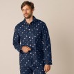 Flanelové pánské pyžamo se vzorem