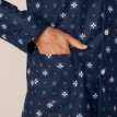 Flanel férfi pizsama mintával