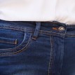 Rovné džínsy s laserovým opraným efektom, eco-friendly