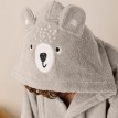 Dětský župan medvídek s kapucí, bavlněné froté 380g/m2