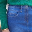 Krátka džínsová sukňa