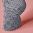 Bačkorové ponožky s copánkovým vzorem a protiskluzovou úpravou