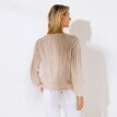 Sweter z lazurowym wzorem