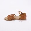 Ploché kožené remienkové sandále