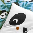 Tao babaágynemű panda motívummal, bio pamut