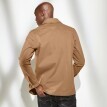 Jachetă cămașă de culoare solidă, în twill