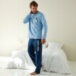 Pijama cu pantaloni și imprimeu "surf trip"