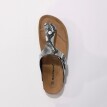 Flip-flops cu cataramă din metal și model șarpe