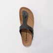 Flip-flops cu cataramă metalică, negru