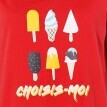 Noční košile s potiskem "zmrzliny" a sladěným obalem