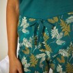 Bawełniana piżama z długim rękawem, nadruk Borneo