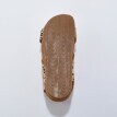 Páskové sandály na klínovém podpatku