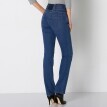 Rovné džínsy s vysokým pásom
