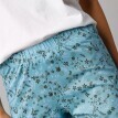 3/4 pyžamové kalhoty s potiskem květin