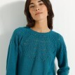 Koronkowy sweter