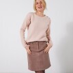 Jednobarevný pulovr z recyklovaného polyesteru (1)