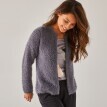 Dzianinowy sweter Palette z futerkiem