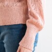 Akrylowy sweter z domieszką moheru