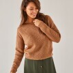 Sweter z długim rękawem dla drobnej sylwetki