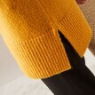 Tunika pulóver cipzáras állógallérral