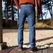 Rovné džíny s flanelovou podšívkou